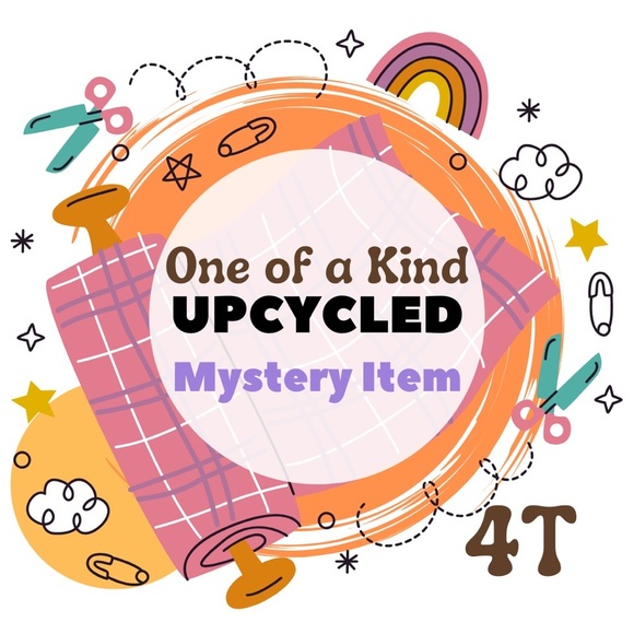 Mystery Box One of a Kind Upcycled Item Kids Toddler 4T Boys Girls Fun Unique - Picture 1 of 1